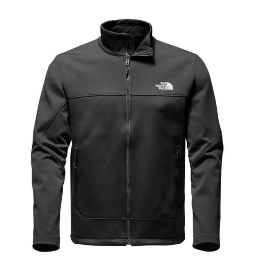 The North Face Men's Black Full-Zip Softshell Jacket